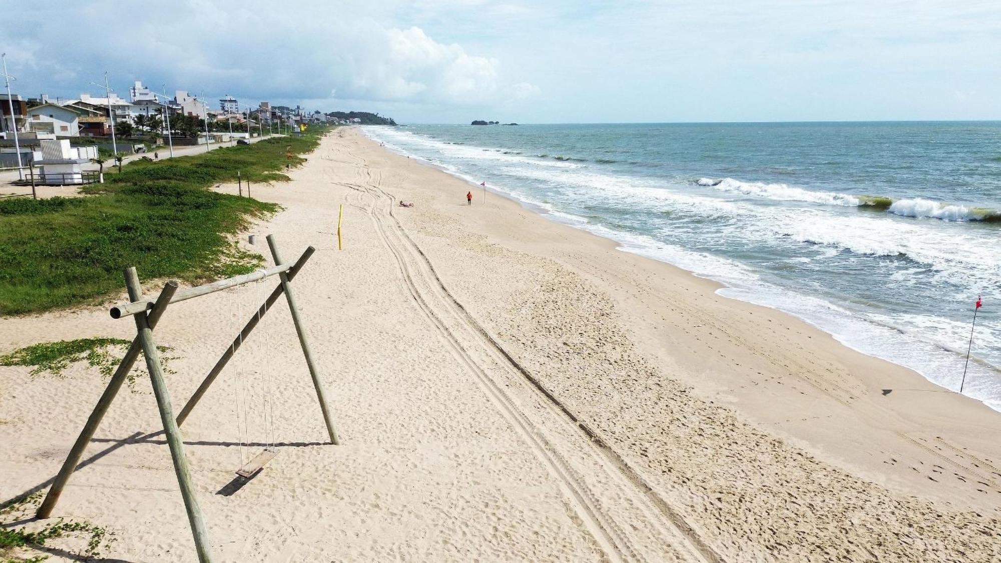 Ferienwohnung 150M Da Praia Em Um Fantastico Edificio Em Balneario Piçarras Exterior foto